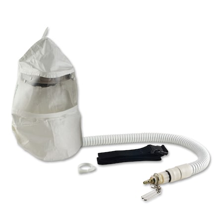 Bullard Tychem® QC Spray Hood with Breathing Tube and Suspension 10B20TJ30